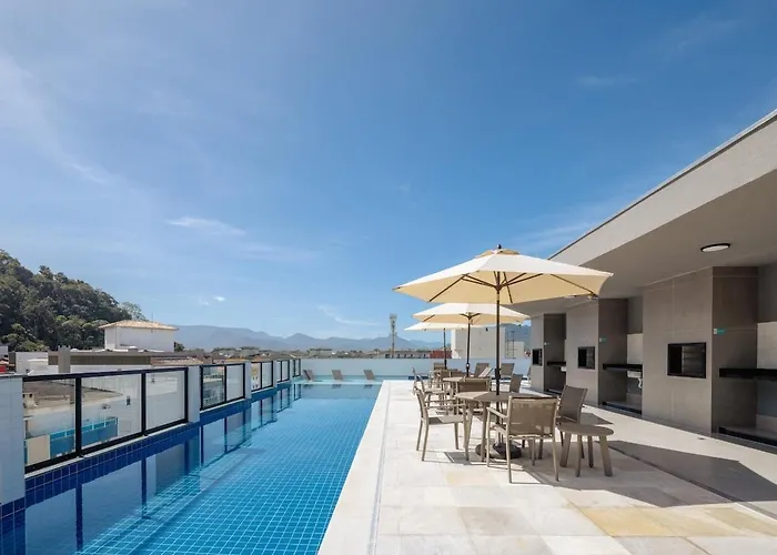 Studio Aconchegante Novo Praia Grande, Com Piscina Ubatuba